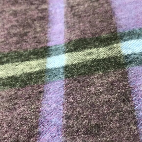 NOLLEY'S Check pattern Fringe Apparel Accessories Scarf Stole/Shawl Scarf wo... - Picture 10 of 11
